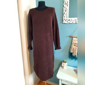 Brown Sweater Dress